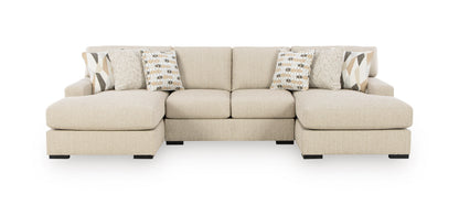 Ashley Laurelgrove 3-Piece Double Chaise Sectional