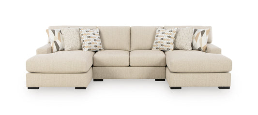 Ashley Laurelgrove 3-Piece Double Chaise Sectional