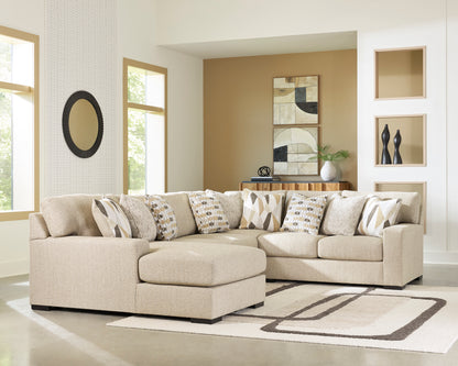 Ashley Laurelgrove 4-Piece Sectional with Chaise