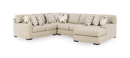 Ashley Laurelgrove 4-Piece Sectional with Chaise Right-Facing