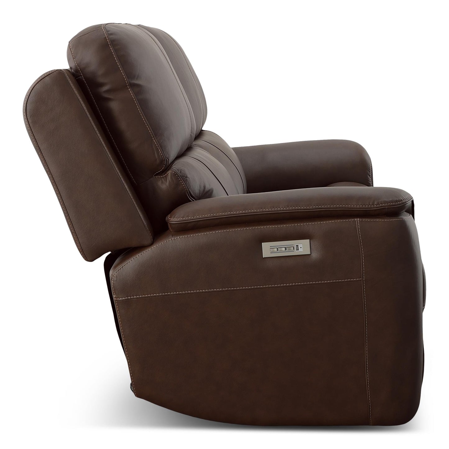 Carmen Leather Power Reclining Loveseat