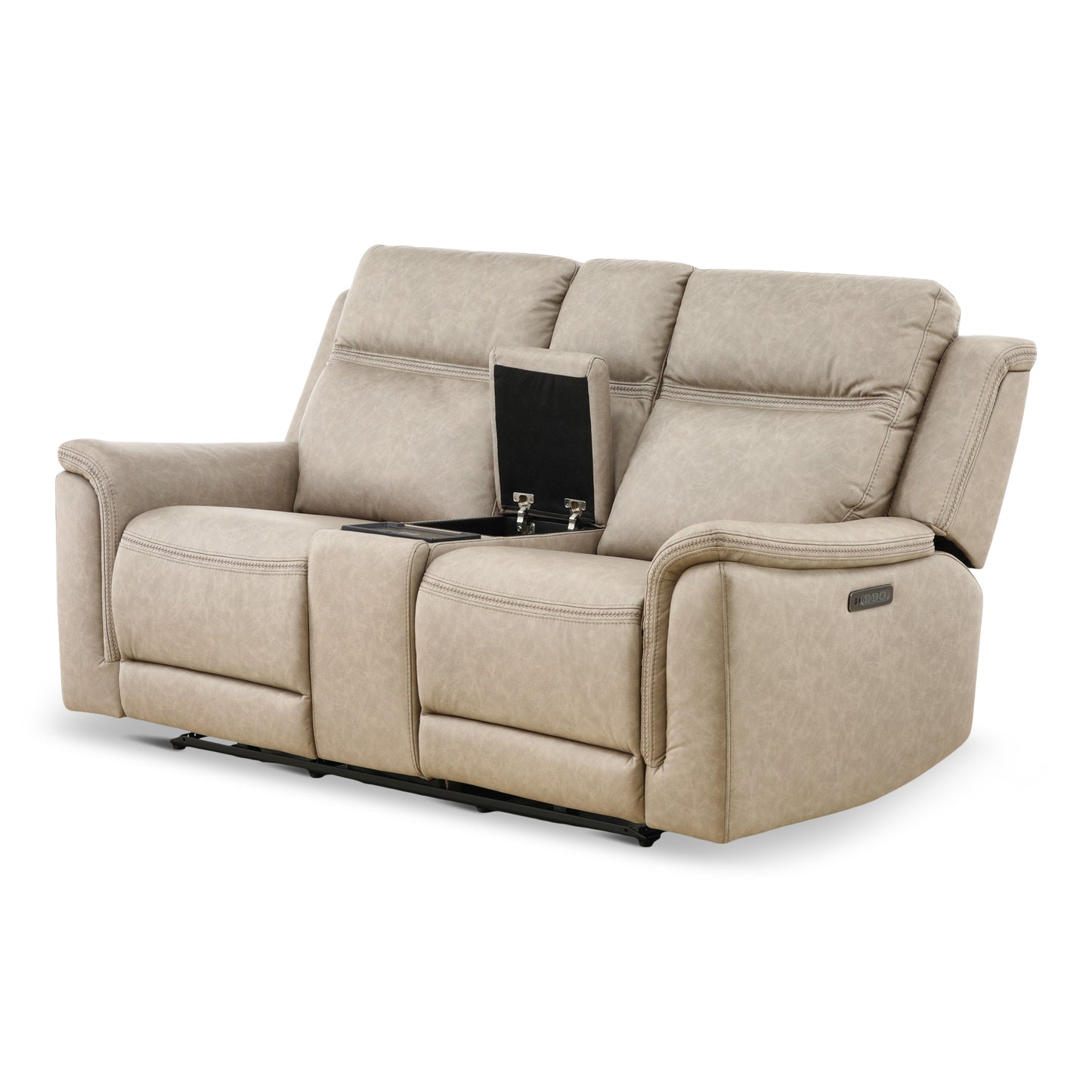 Garrison Power Reclining Console Loveseat