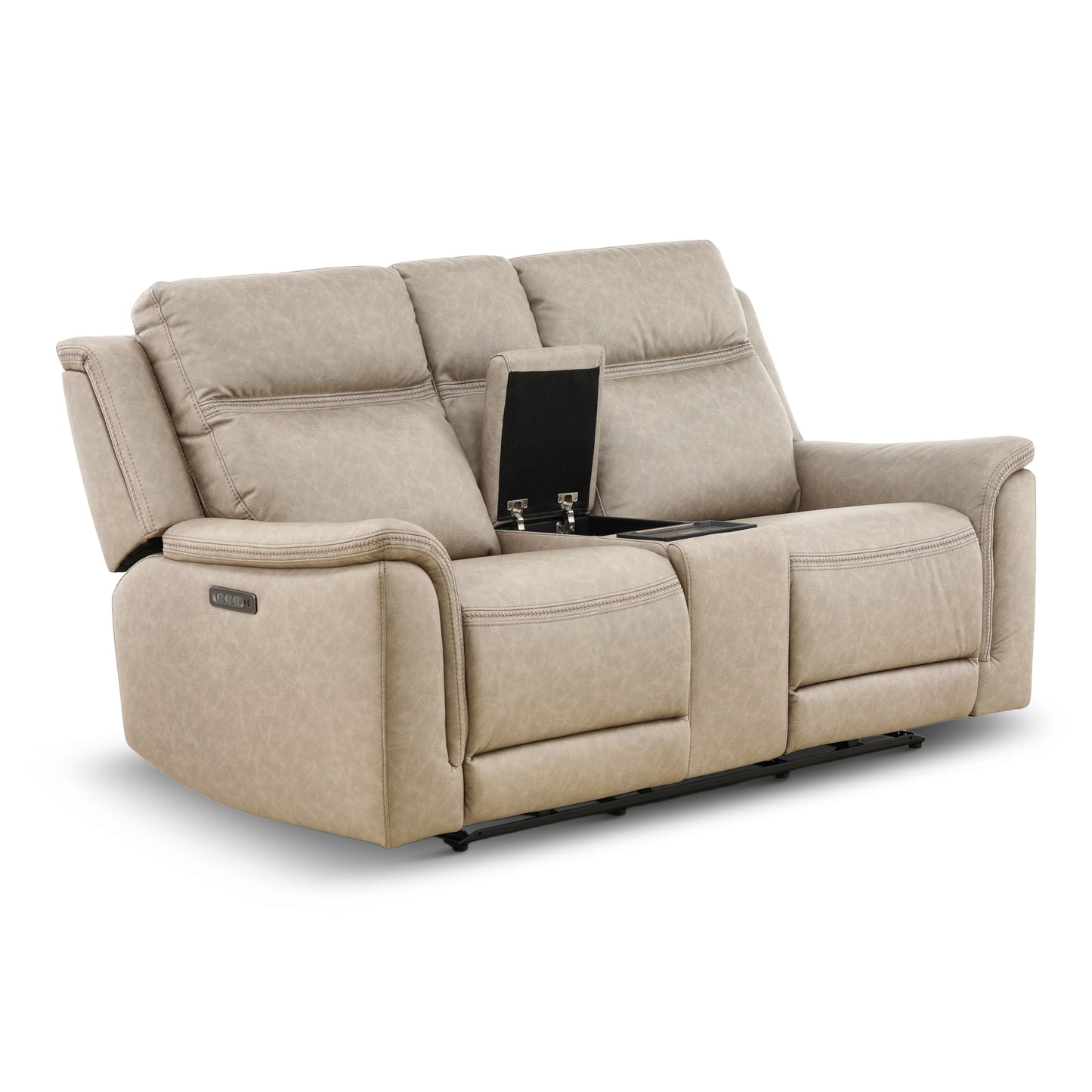 Garrison Power Reclining Console Loveseat