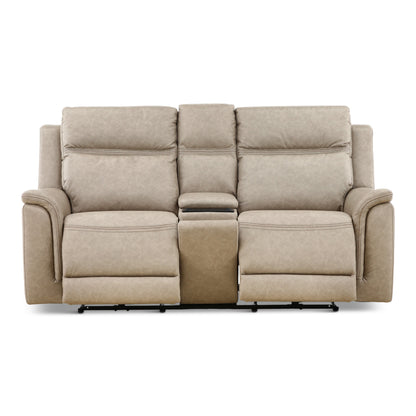 Garrison Power Reclining Console Loveseat