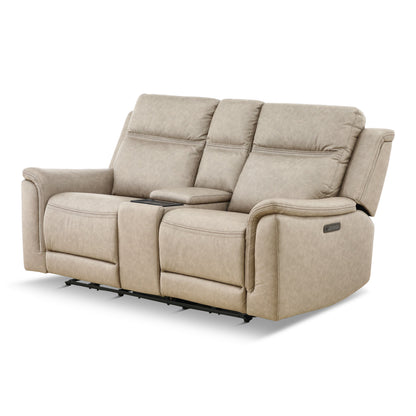 Garrison Power Reclining Console Loveseat