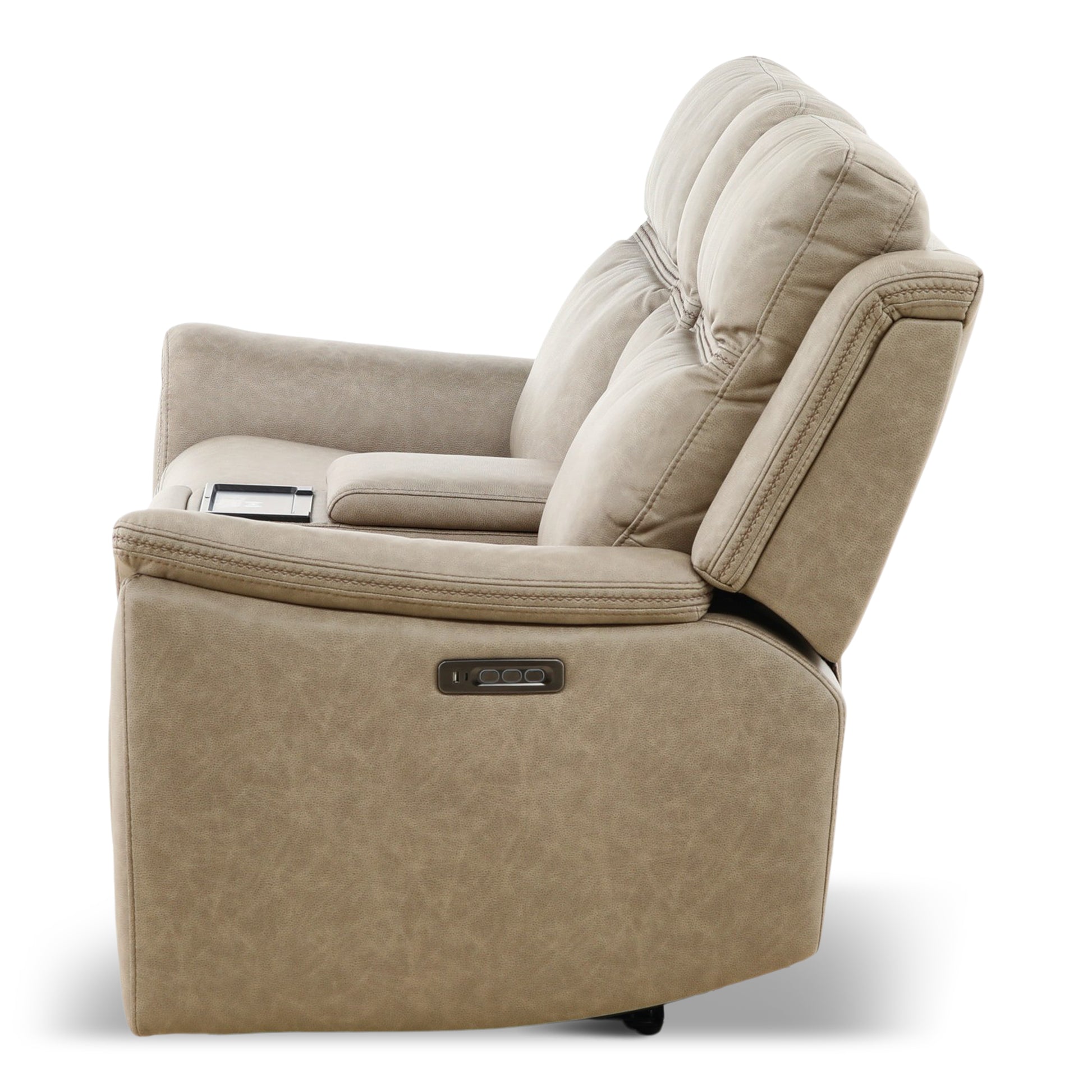 Garrison Power Reclining Console Loveseat