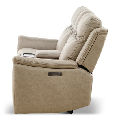 Garrison Power Reclining Console Loveseat