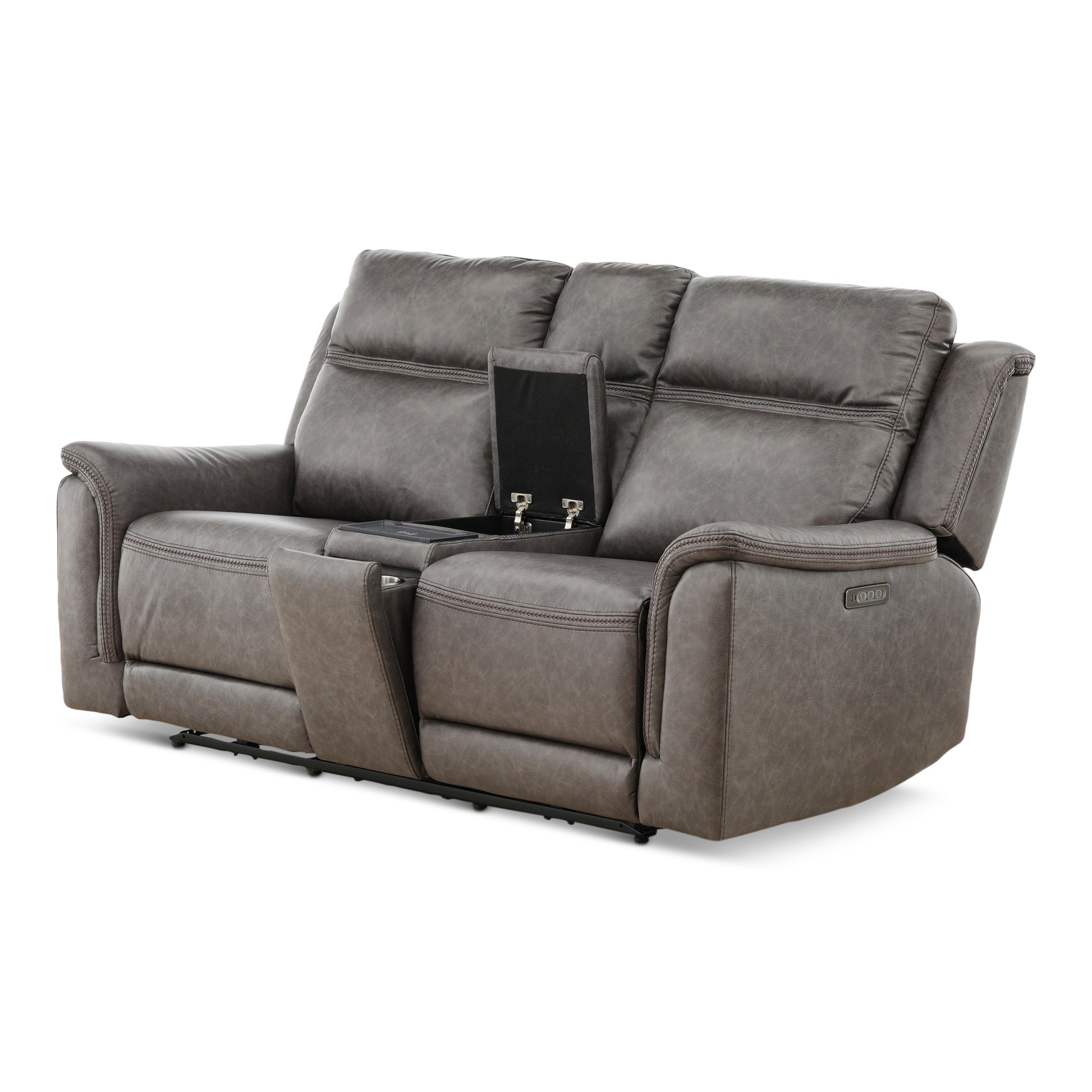 Garrison Power Reclining Console Loveseat