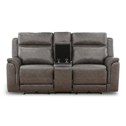 Garrison Power Reclining Console Loveseat