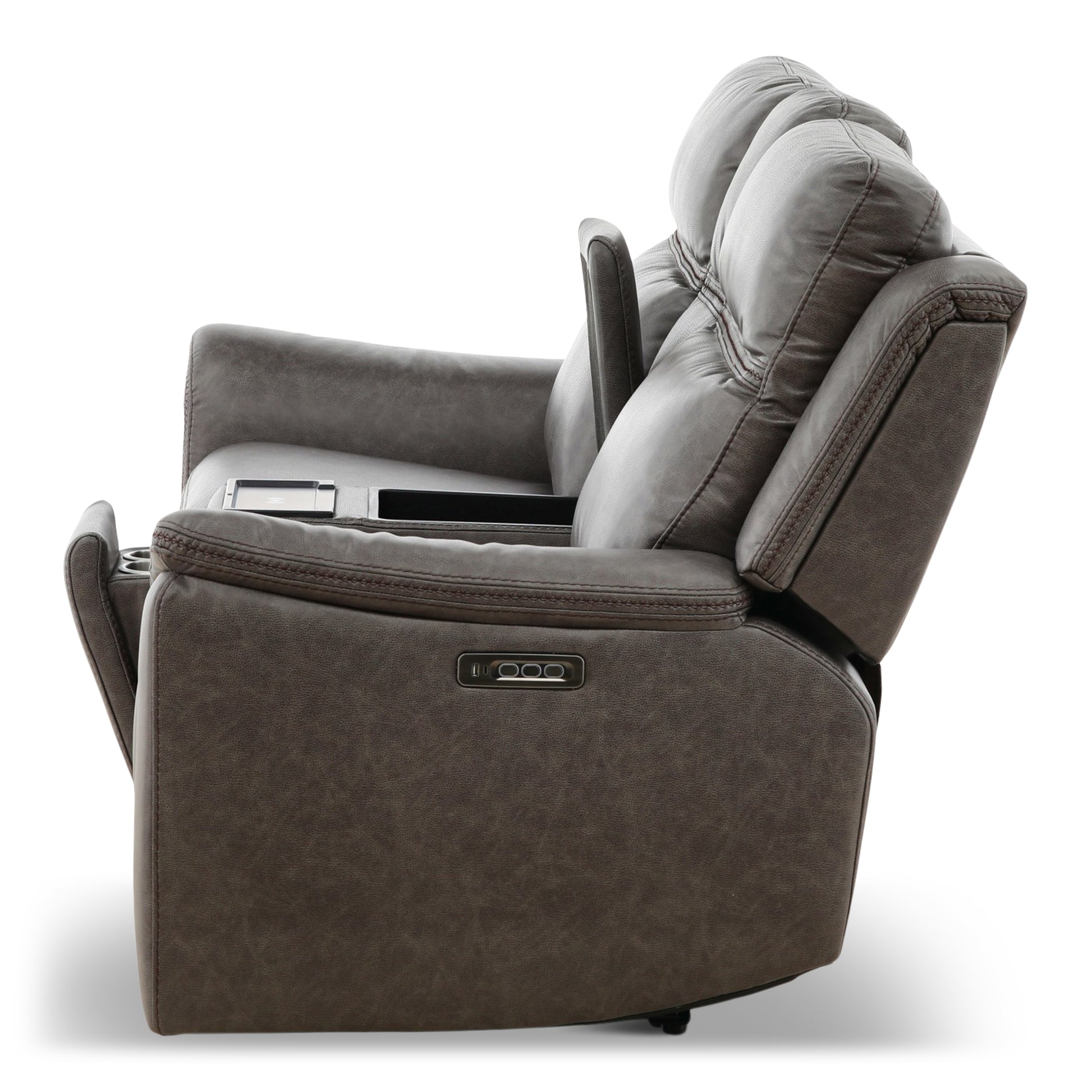 Garrison Power Reclining Console Loveseat