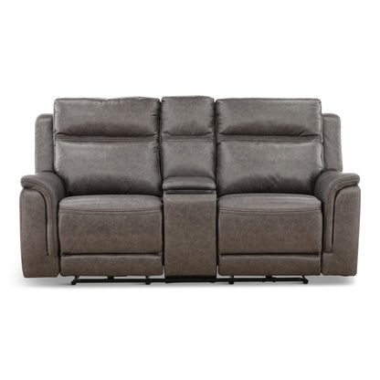Garrison Power Reclining Console Loveseat