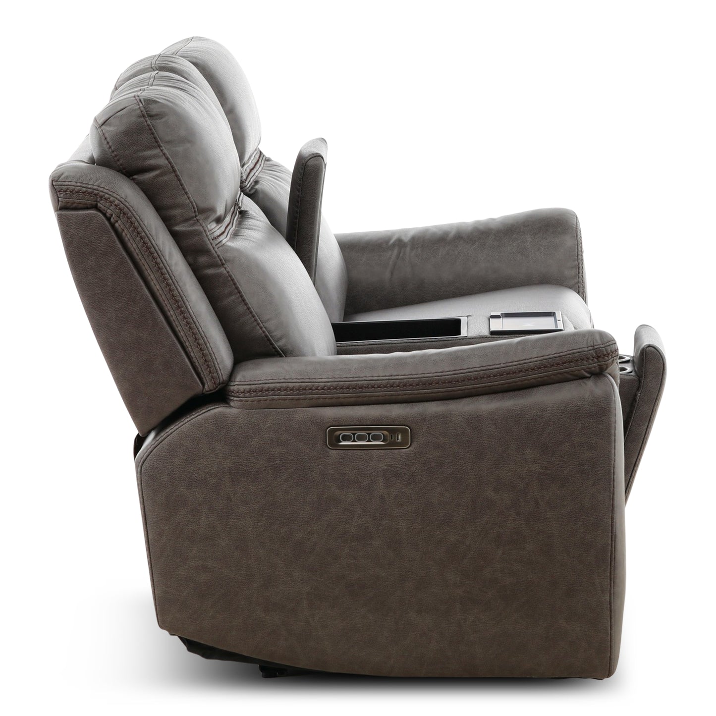 Garrison Power Reclining Console Loveseat