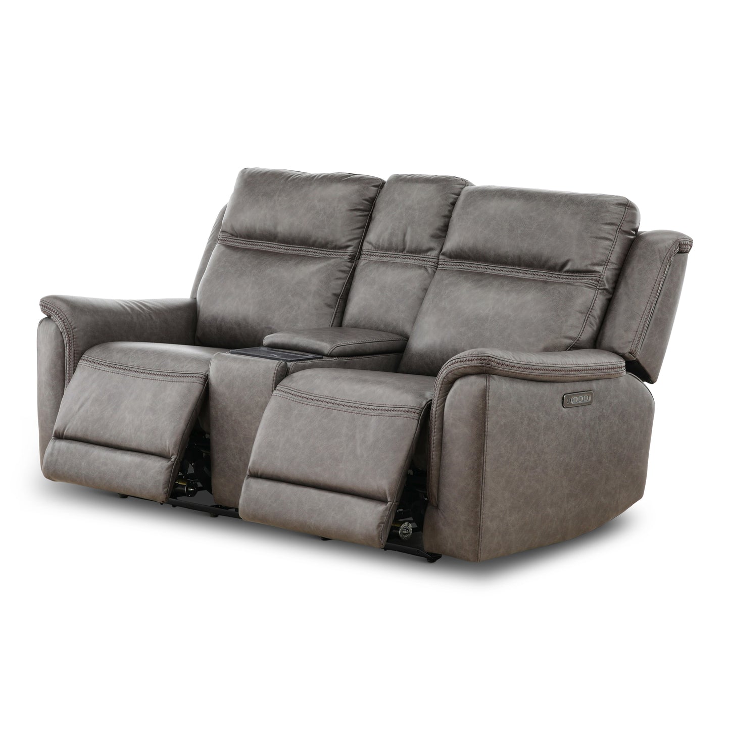 Garrison Power Reclining Console Loveseat