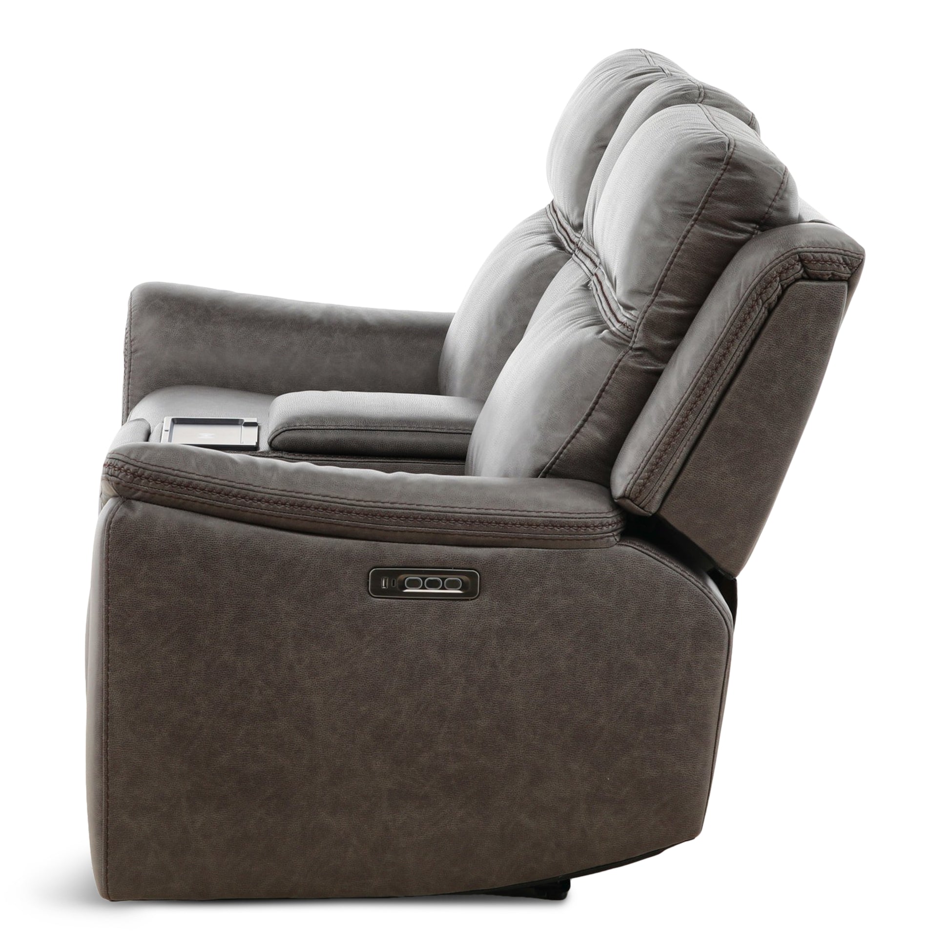 Garrison Power Reclining Console Loveseat