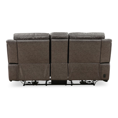 Garrison Power Reclining Console Loveseat