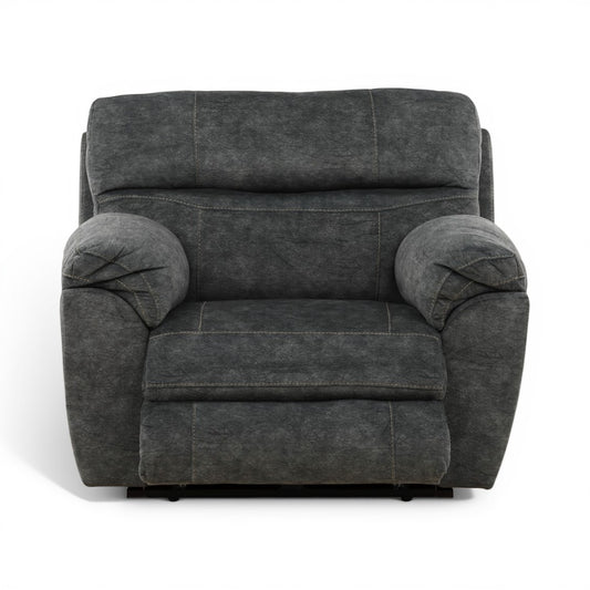 Haris Power Recliner with Power Headrest and Power Lumbar Smoke - alternate view