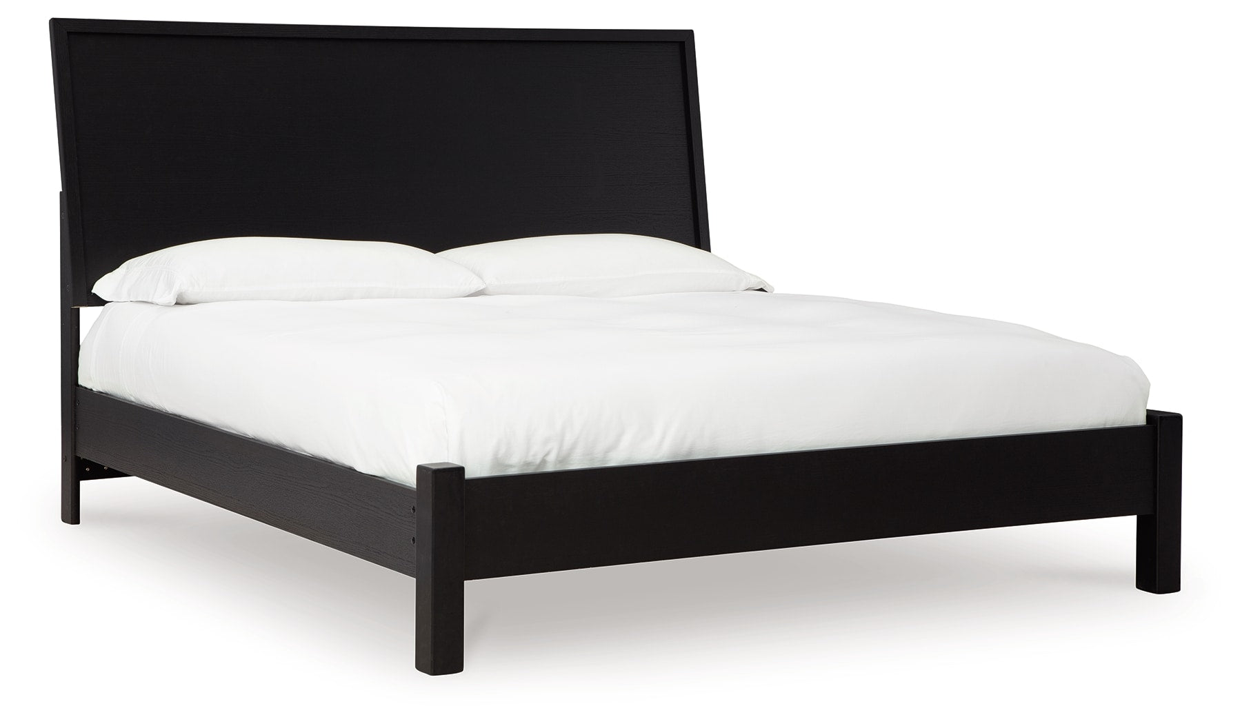 Danziar King Panel Bed with Post Leg Footboard