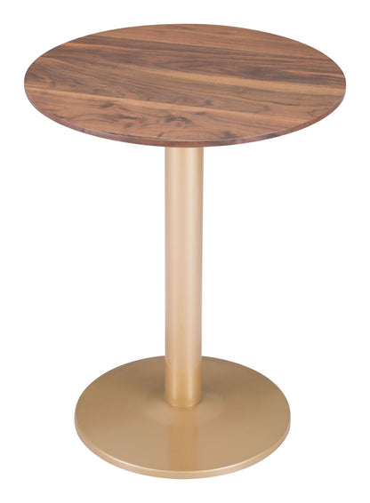 Alto Bistro Table Brown & Gold