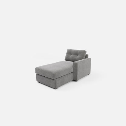 Modular One Right Arm Facing Chaise - Granite