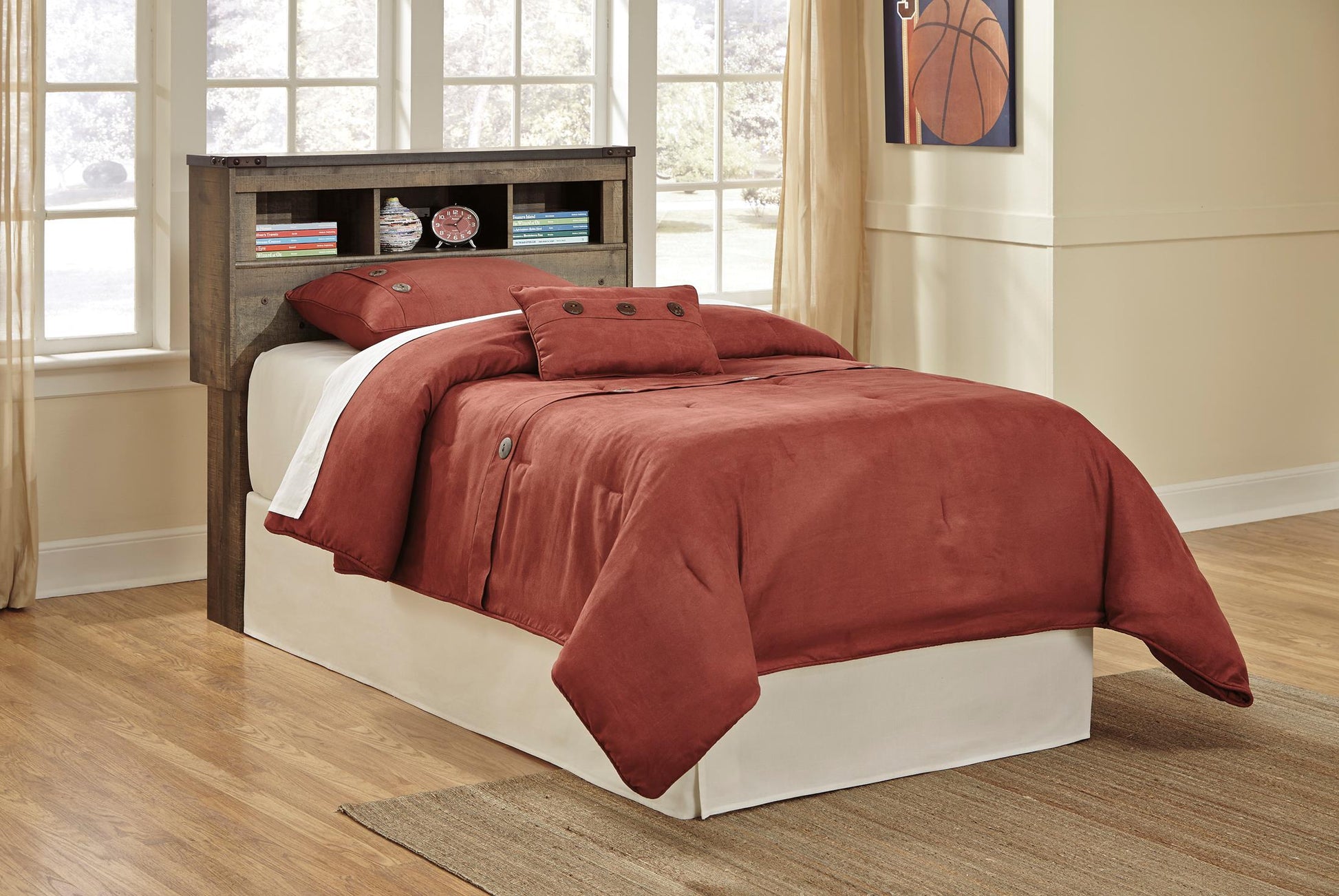 Trinell Twin Bookcase Headboard