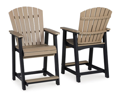 Fairen Trail Outdoor Counter Height Bar Stool (Set of 2)