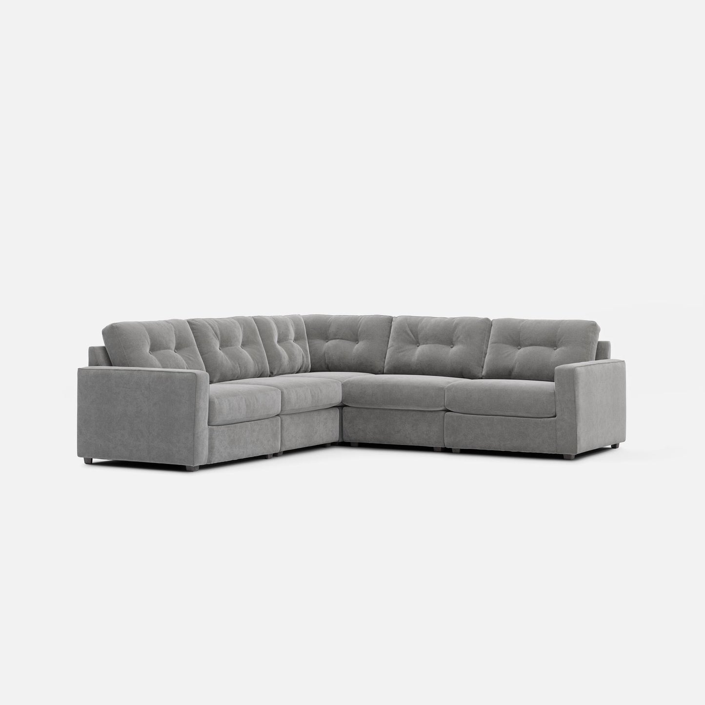 Modular One 5-Piece Sectional - Granite