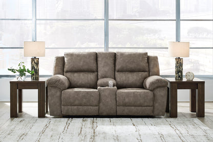 Laresview Reclining Console Loveseat