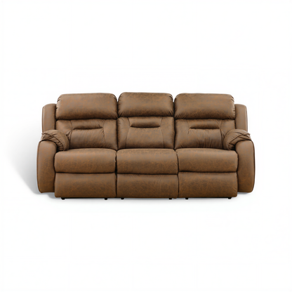 Bellevue Manual Double Reclining Sofa