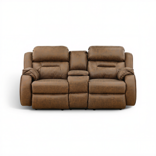 Bellevue Reclining Console Loveseat