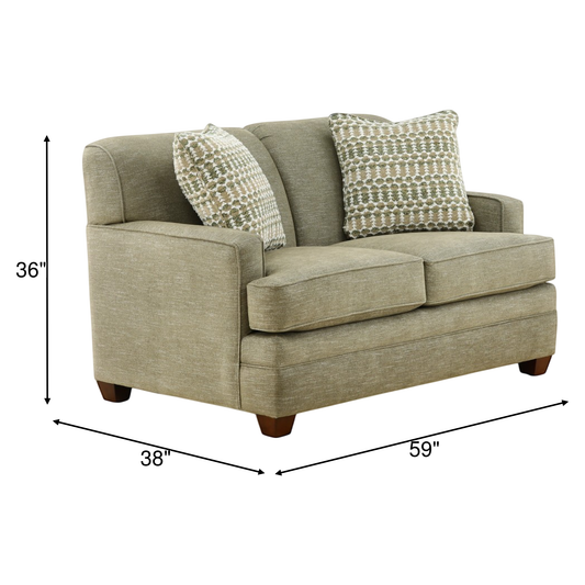Lilah-II Loveseat - alternate view