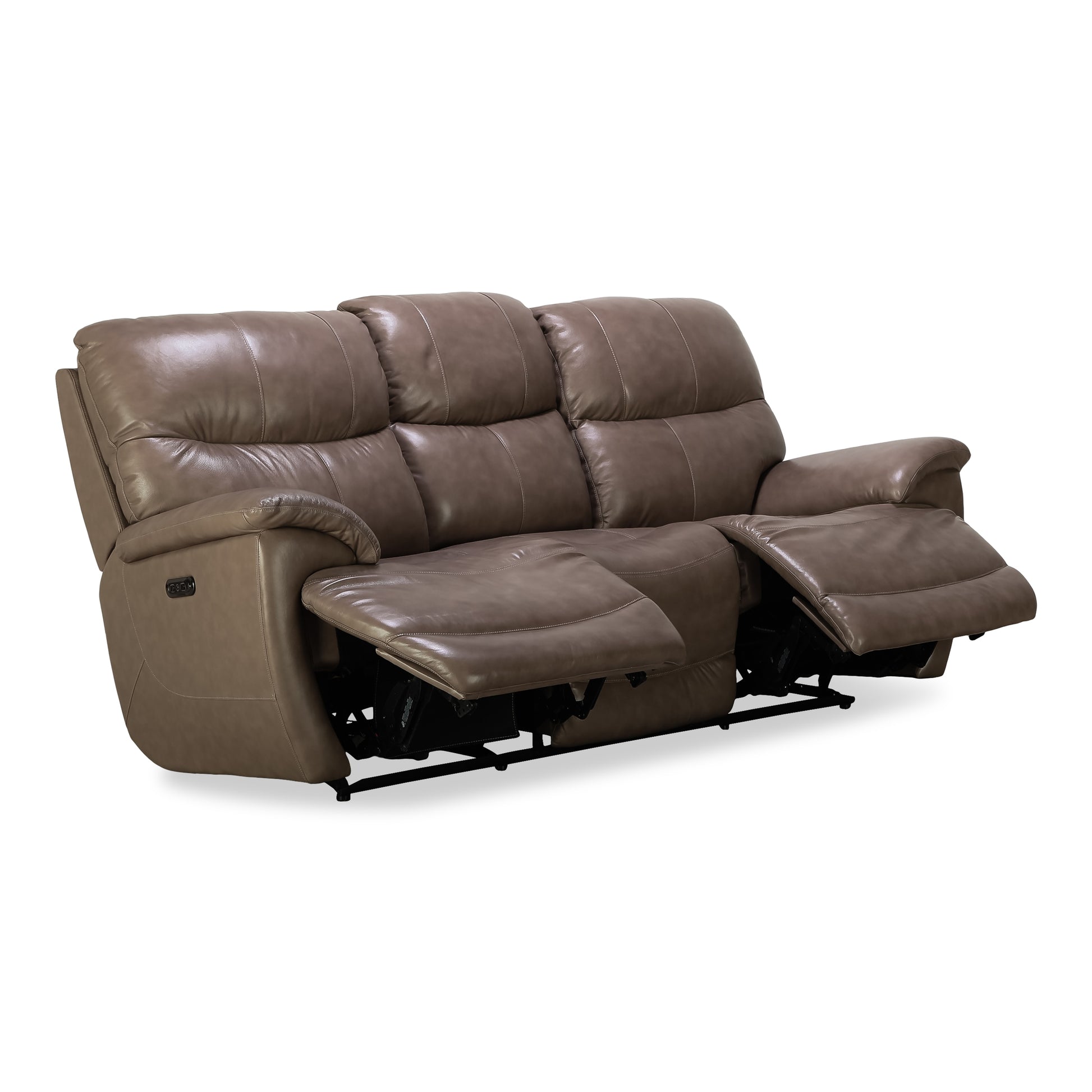 Brookville Leather Power Reclining Sofa