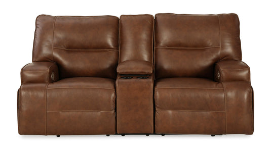 Francesca Power Reclining Loveseat with Console