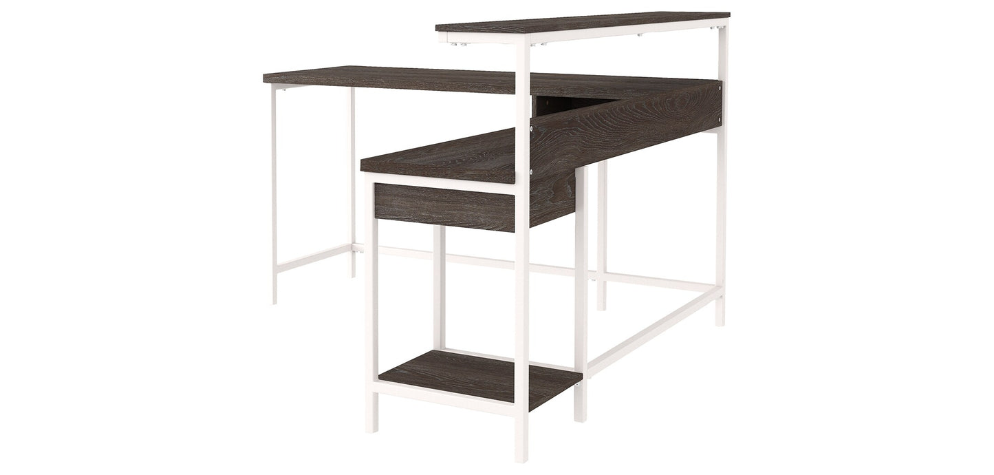 Dorrinson Home Office L-Desk with Storage