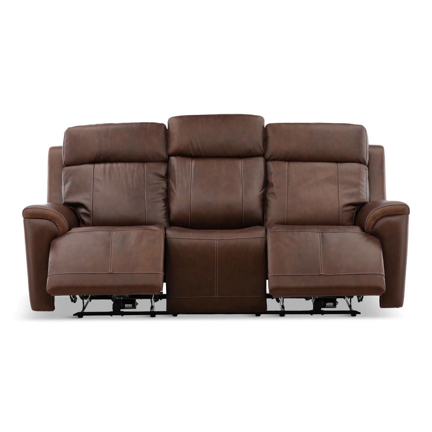 Adrian Leather Power Sofa with Drop Down Table