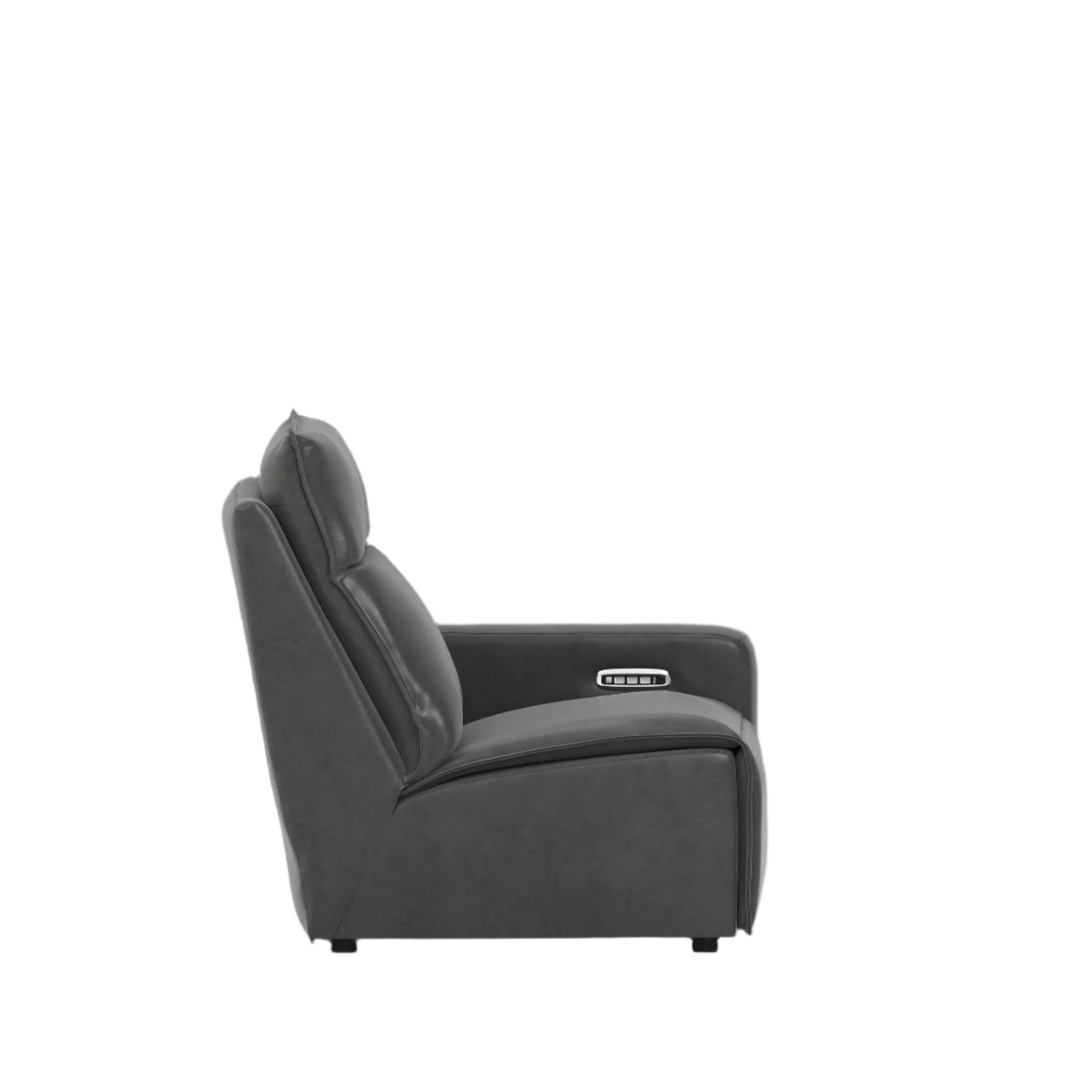 Modular Two Right Arm Facing Power Recliner - Charcoal