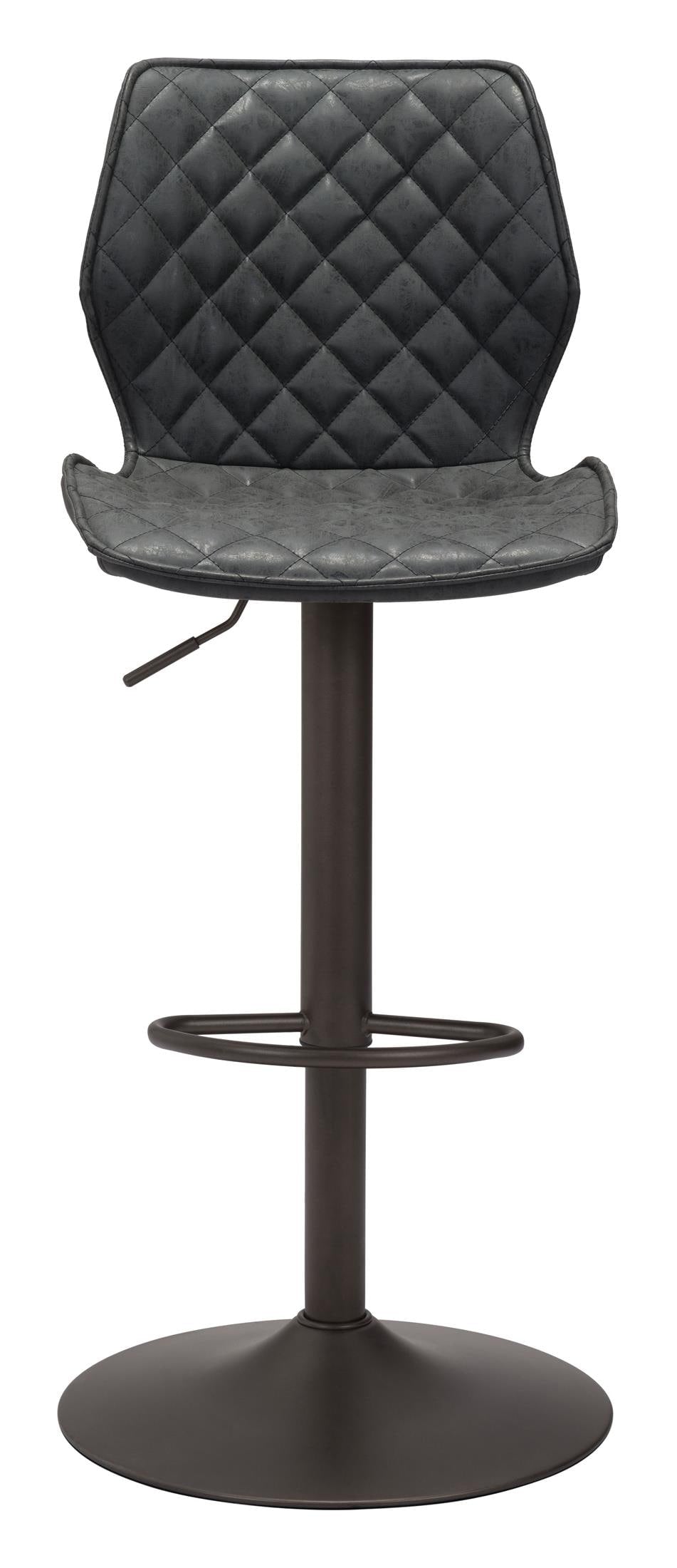 Seth Barstool Vintage Black & Dark Bronze