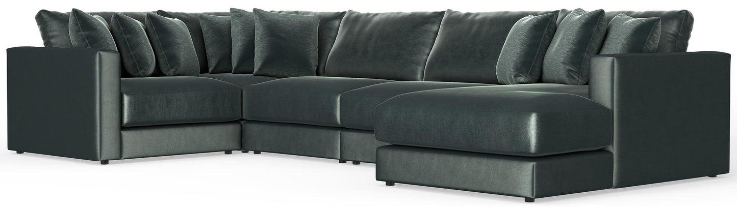 Evianna 5-Piece Pine Sectional