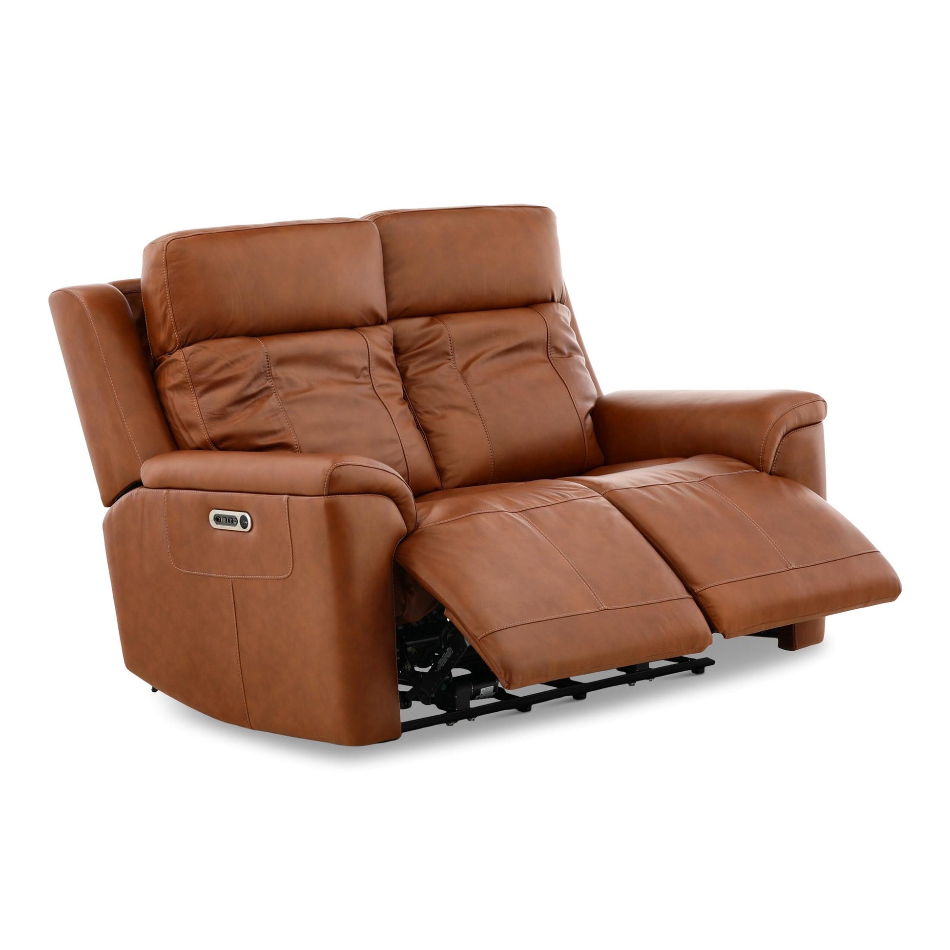 Adrian Leather Power Reclining Loveseat