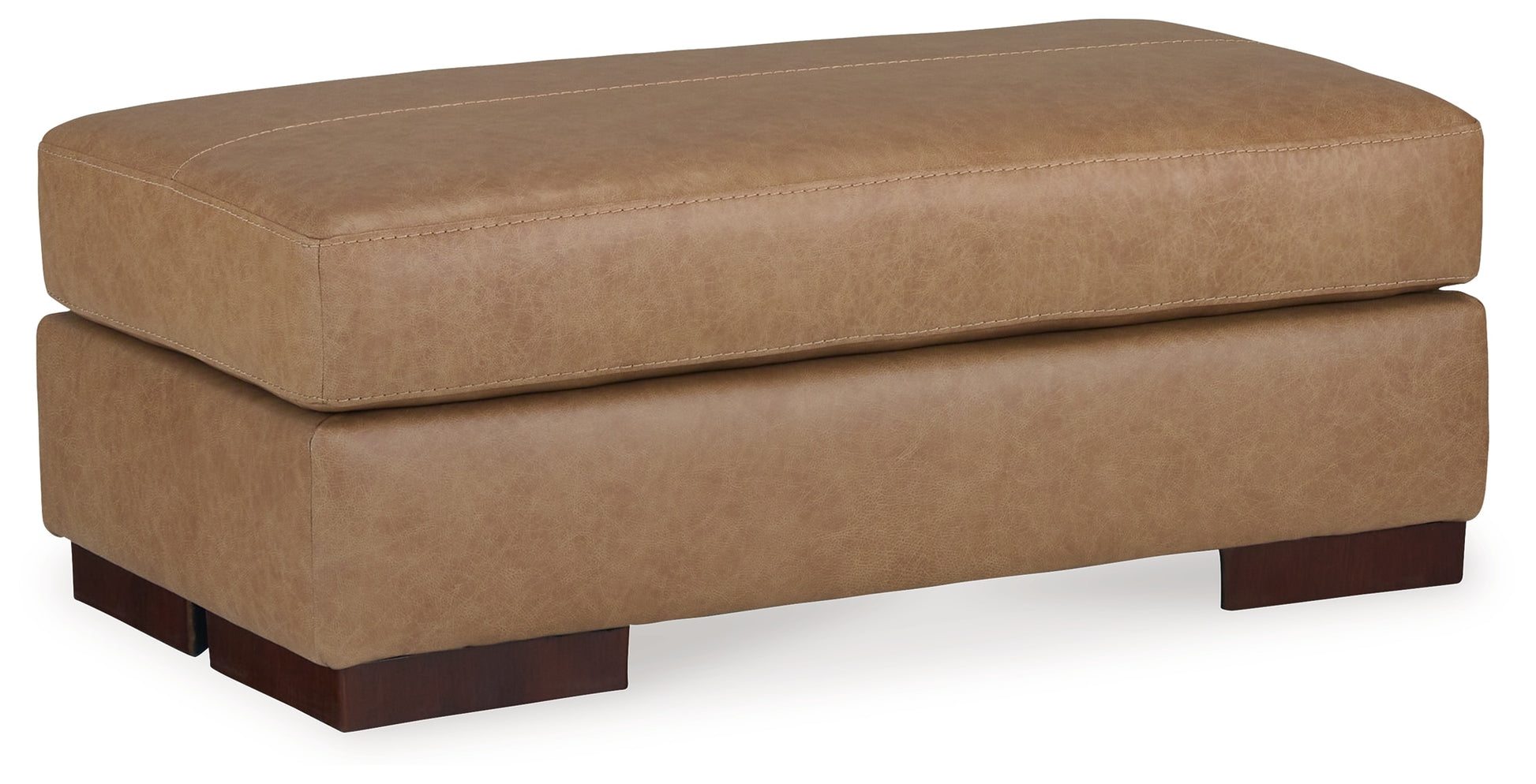 Lombardia Leather Ottoman