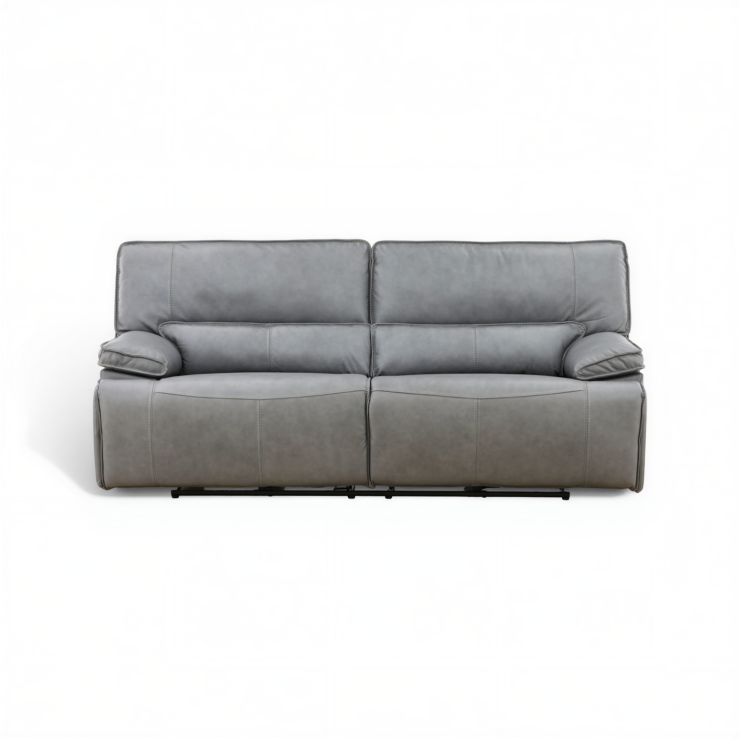Bozeman II Leather Power Reclining Sofa Storm