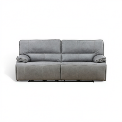 Bozeman II Leather Power Reclining Sofa Storm