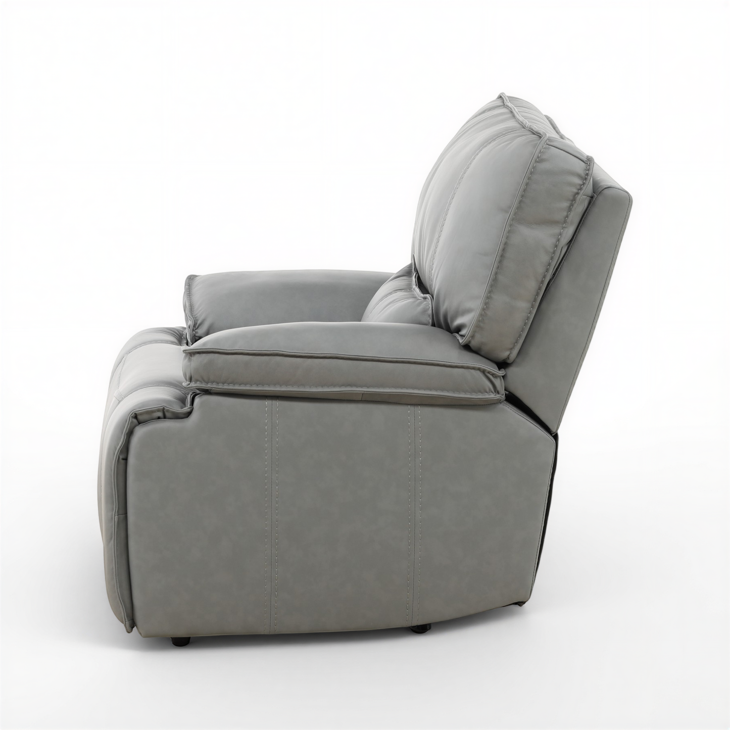 Bozeman II Leather Power Recliner with Adjustable Headrest