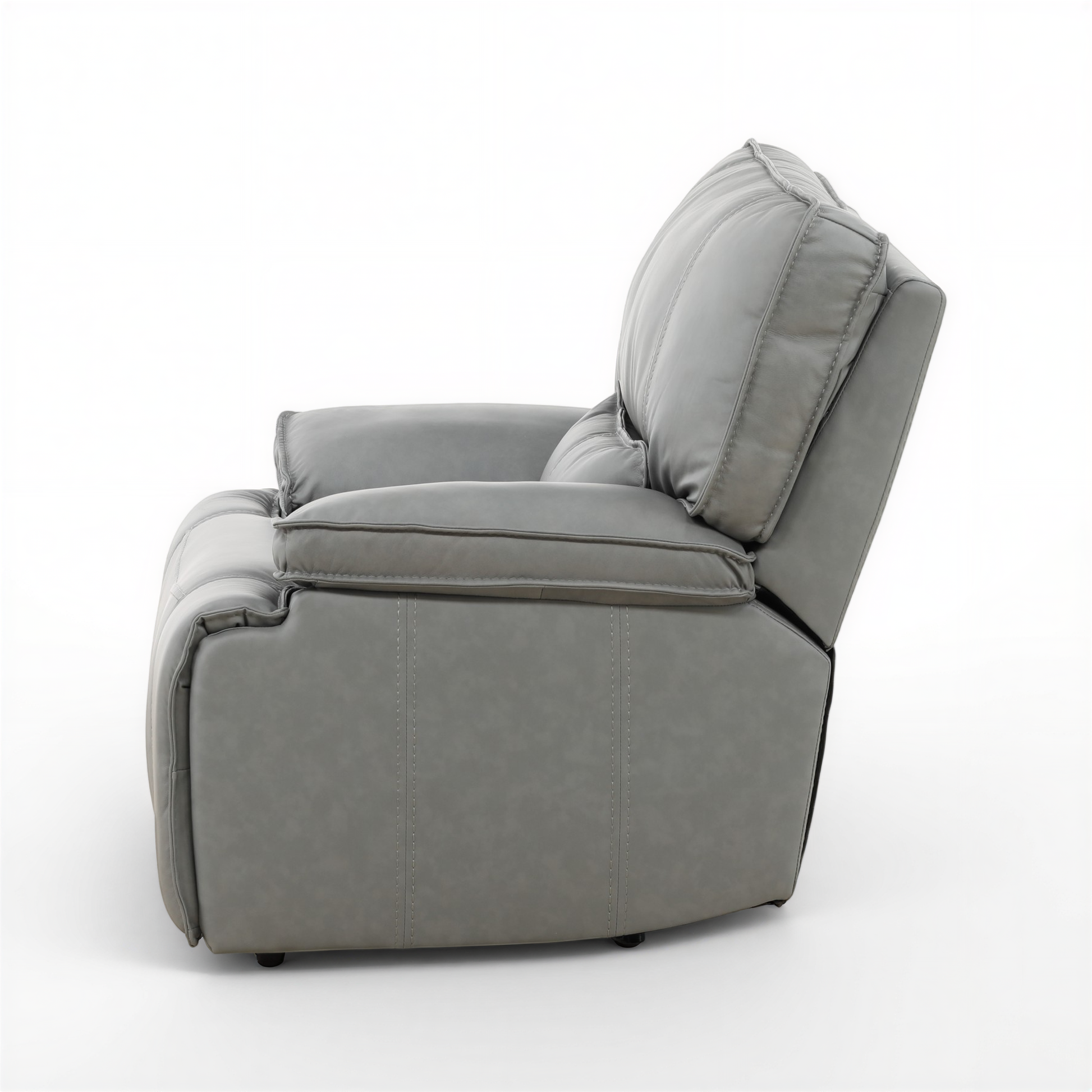Bozeman II Leather Power Recliner with Adjustable Headrest