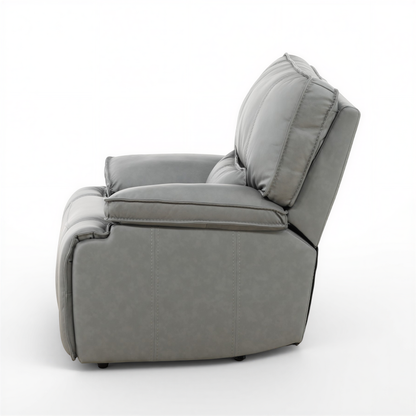 Bozeman II Leather Power Recliner with Adjustable Headrest
