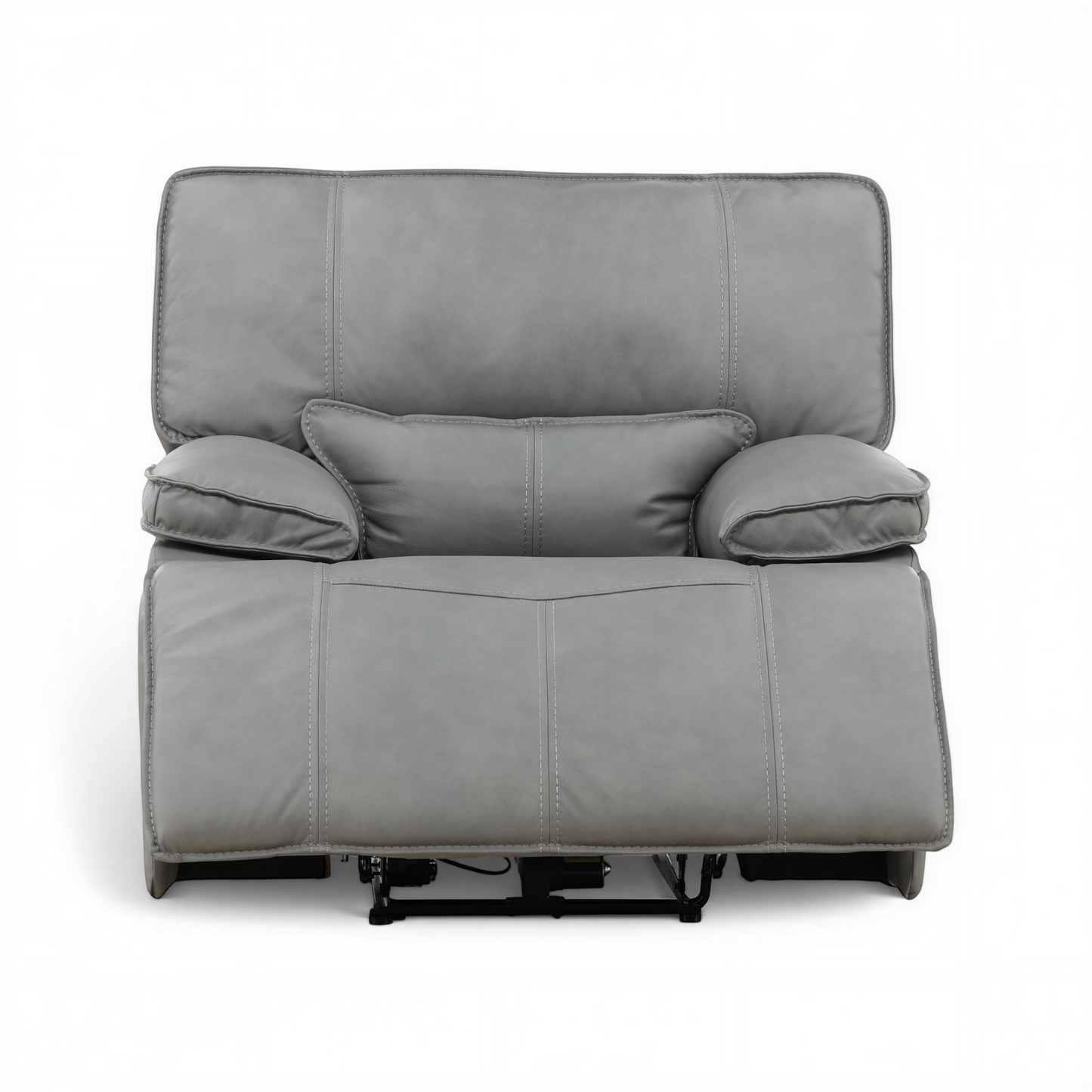 Bozeman II Leather Power Recliner with Adjustable Headrest