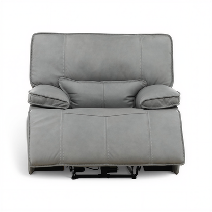 Bozeman II Leather Power Recliner with Adjustable Headrest
