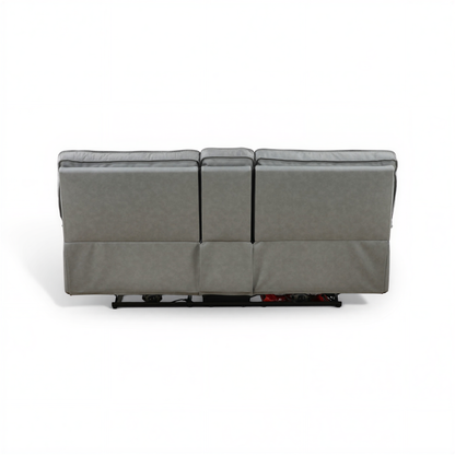 Bozeman II Leather Power Reclining Console Loveseat