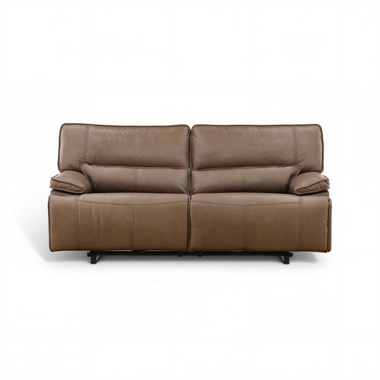 Bozeman II Leather Power Reclining Sofa Sable