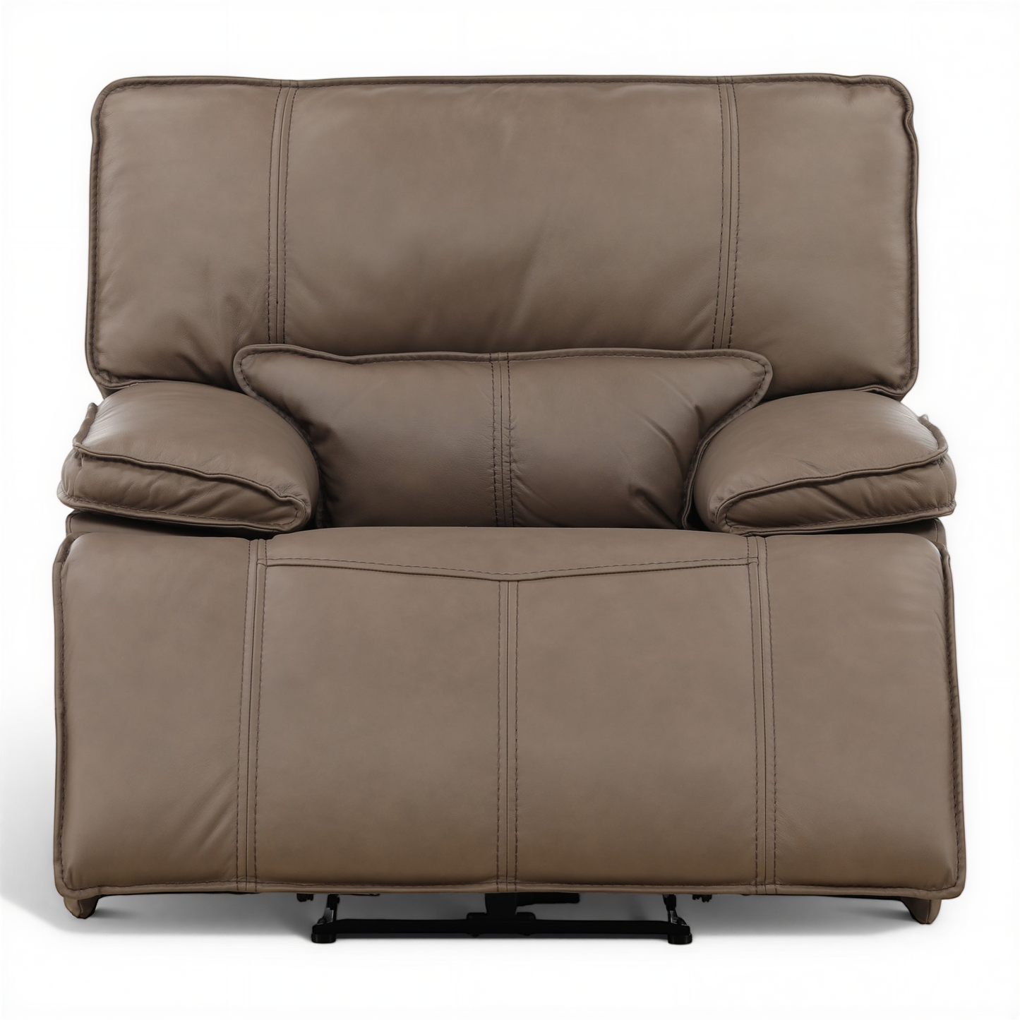 Bozeman II Leather Power Recliner with Adjustable Headrest