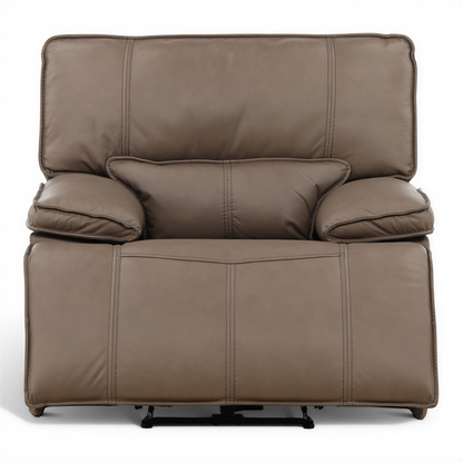 Bozeman II Leather Power Recliner with Adjustable Headrest